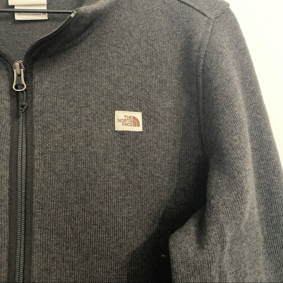 The North Face Size XL Black Heather Crescent Full Zip Jacket - Picture 6 of 12